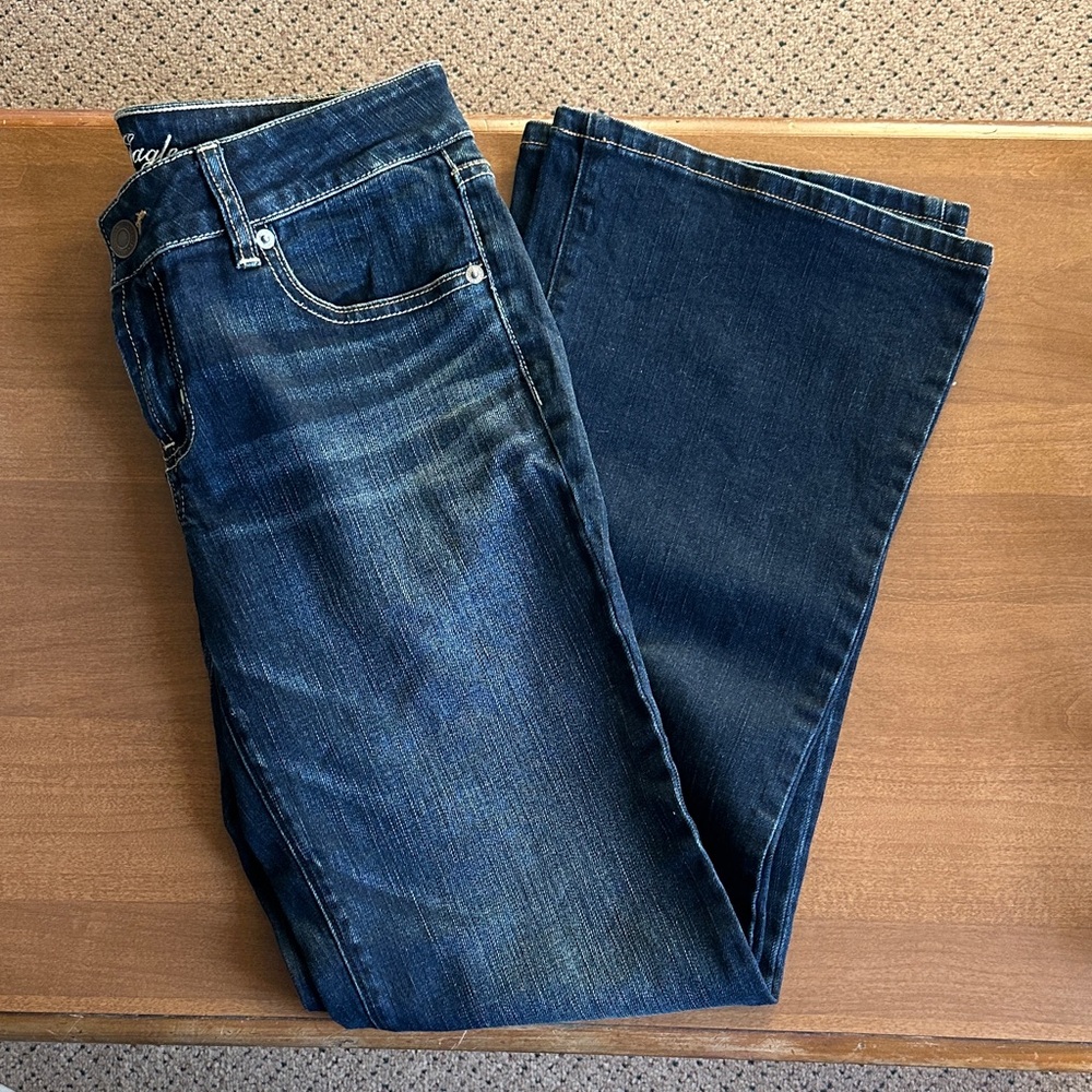 American Eagle Outfitters Dark Blue Denim Jeans